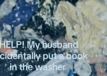 ‘Put a new wardrobe on his card’, people say as woman shares disastrous results after husband ruins entire laundry load