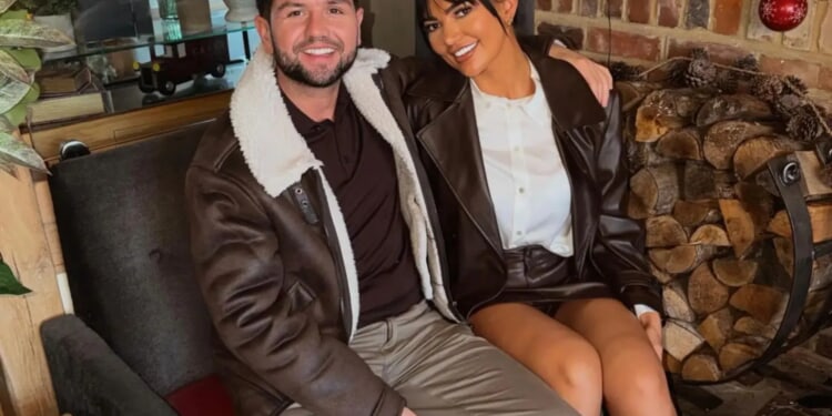Geordie Shore favourite confirms she's moved in with TOWIE boyfriend in loved-up snaps from first Xmas together