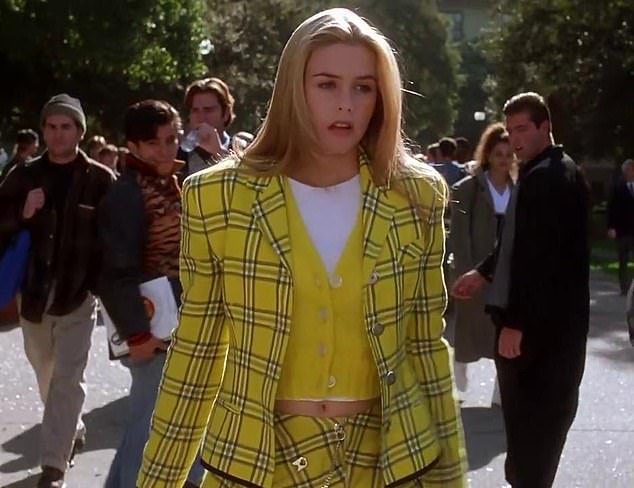 Alicia Silverstone in a scene from the 1995 film Clueless