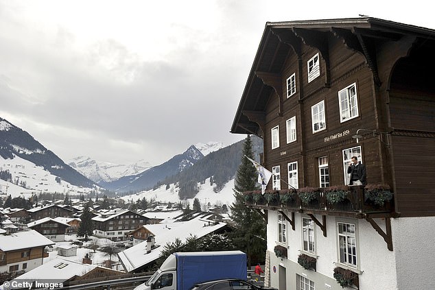 The three months students spend in the breathtaking Gstaad campus (pictured above) in the Swiss Alps turns them into elite skiing pros