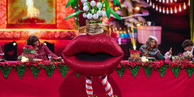 Masked Singer Xmas winner reveals they let slip show secret to huge celeb