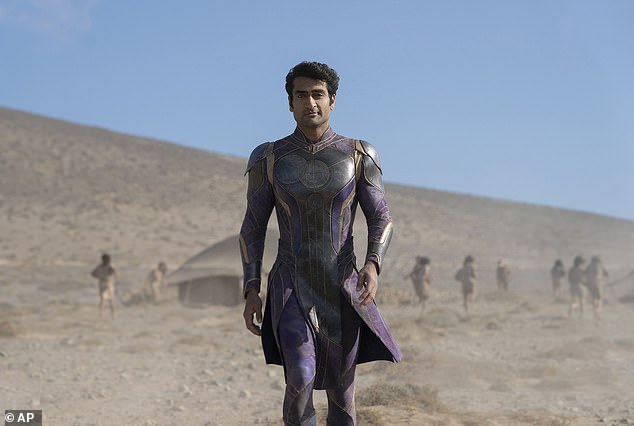 Nanjiani stepped into the world of the MCU when he was cast as Kingo in the 2021 superhero film Eternals (seen above)
