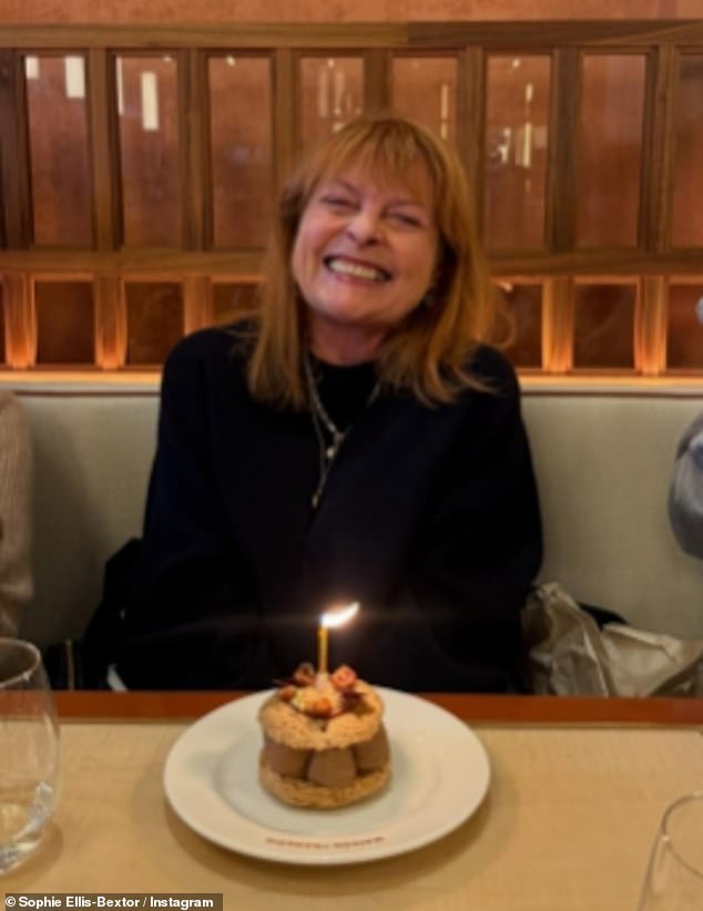 Sophie also revealed her eldest son lives with his grandmother Janet (pictured)