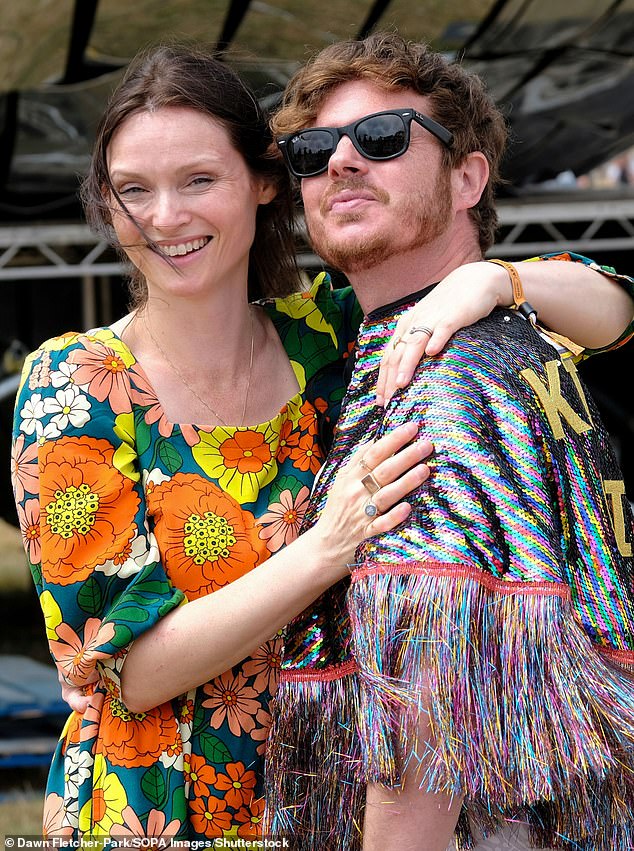 Sophie pictured with husband Richard in 2022