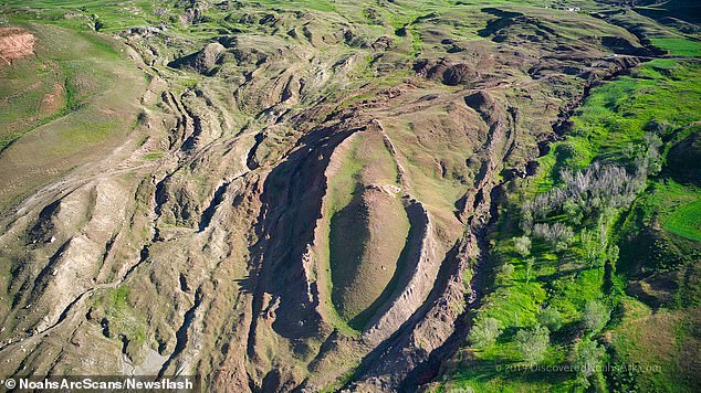 The fragments were uncovered near the Durupinar Formation in Agri province, a boat-shaped geological structure that has been at the centre of Noah's Ark claims for decades