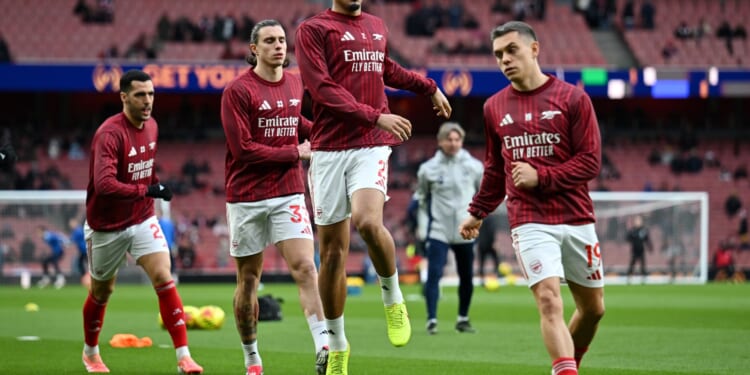 Arsenal injury crisis deepens as star is ruled OUT of starting XI vs Brighton after limping off during warm-up