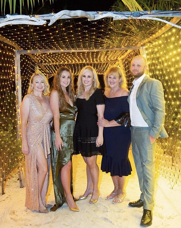 Rebel grew up in Sydney with her parents Warwick and Sue and her three younger siblings in a household marked by instability. Pictured with her mother Sue and three siblings Liberty, Anna and Ryot