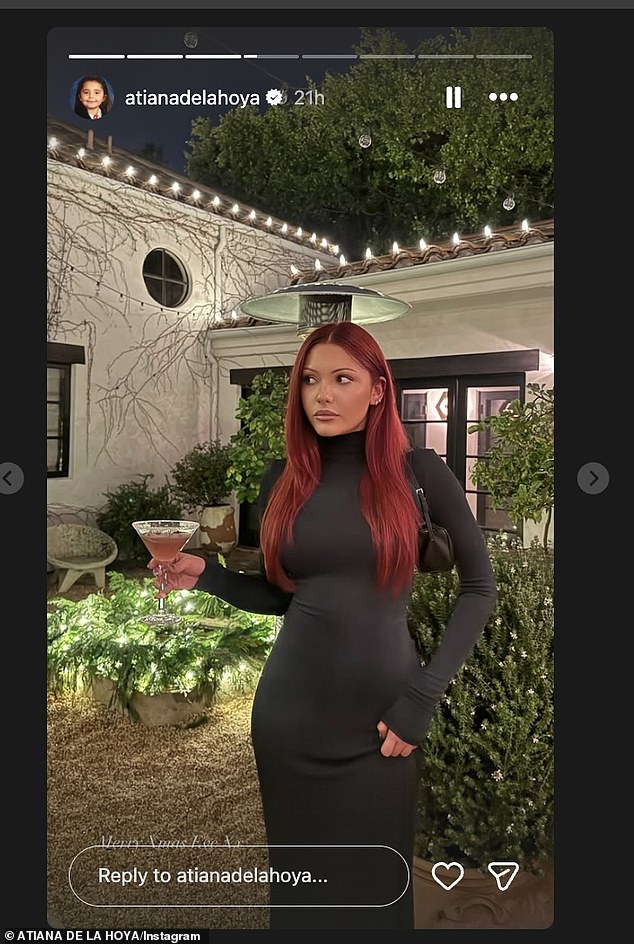 Kim Kardashian, her mother Kris Jenner and her famous siblings showed off incredible views of their Christmas dinner on social media