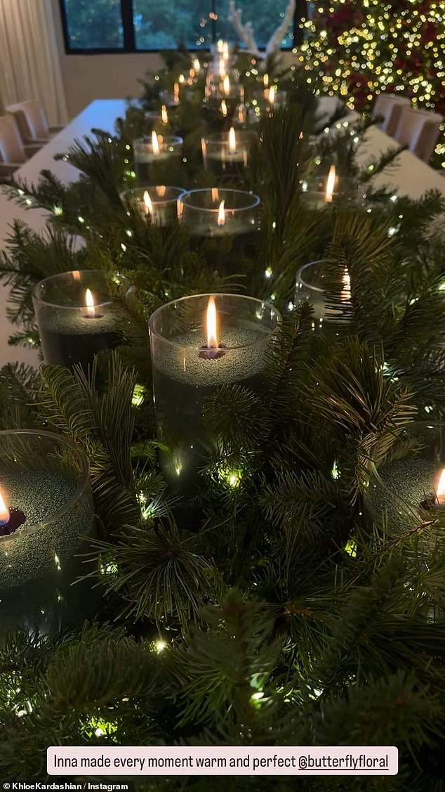 But all the opulence also gave the celebration a sterile feeling, as if it was put together by an army of paid helpers, instead of feeling like an organic celebration that they put together themselves. For example, the pine needle–covered table, which was a bit too perfect and cold