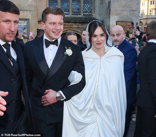 It comes as Newlyweds Adam Peaty and Holly Ramsay were seen leaving Bath Abbey after their lavish wedding - which unfolded against a backdrop of simmering family drama