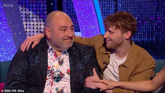 He was reportedly backstage during rehearsals with Wynne Evans, who could be heard saying 'Oh my God' when he made the remark (both pictured 2024)