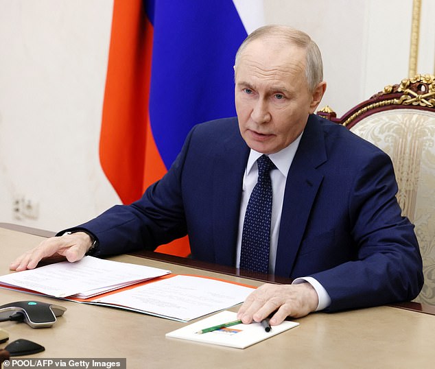 ‘It is one thing to have a great welfare budget but if we are under the domination of the Russians - forget it,' the former Army chief said (Pictured: Vladimir Putin)