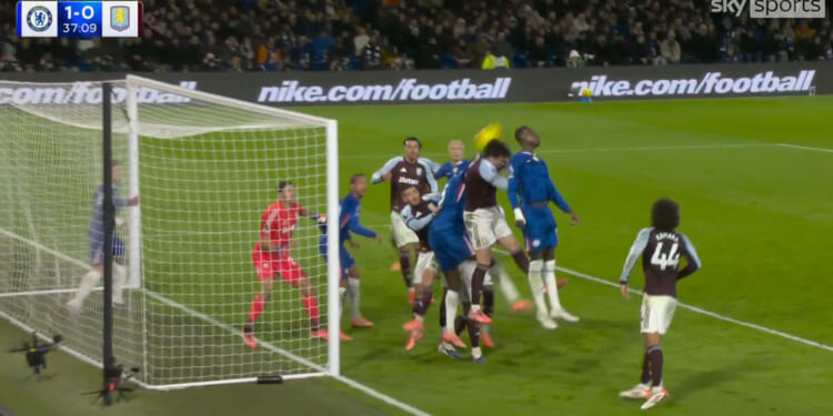 Emi Martinez commits howler after doing 'silly thing he always does' as Joao Pedro scores for Chelsea in bizarre fashion