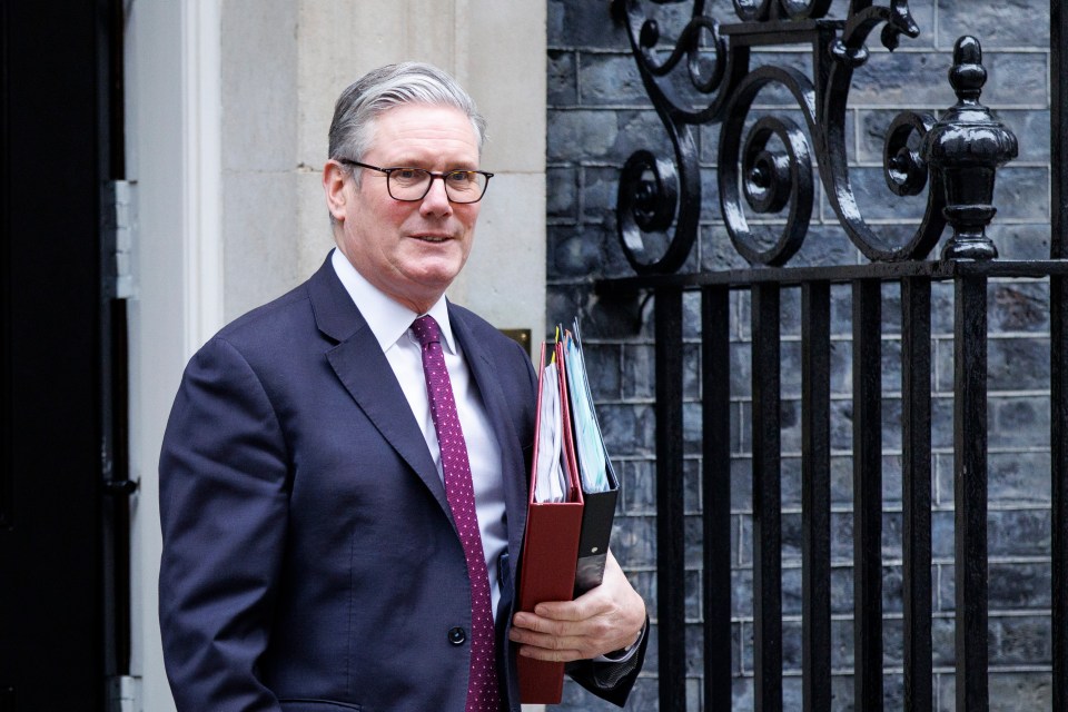 British Prime Minister Starmer leaves for the last Prime Minister's Questions of 2025