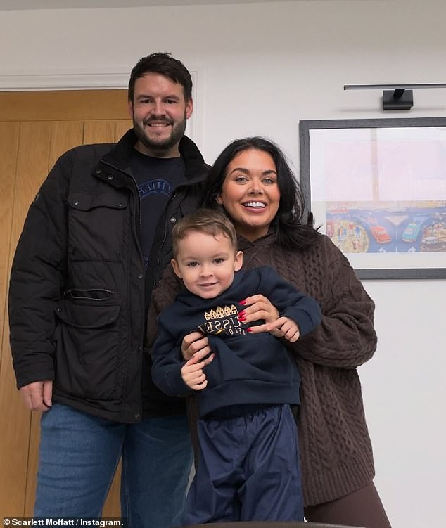 The TV star, 35, who rose to fame with her family on Channel 4's Gogglebox, gave birth to her two-year-old son with partner Scott Dobinson in 2023