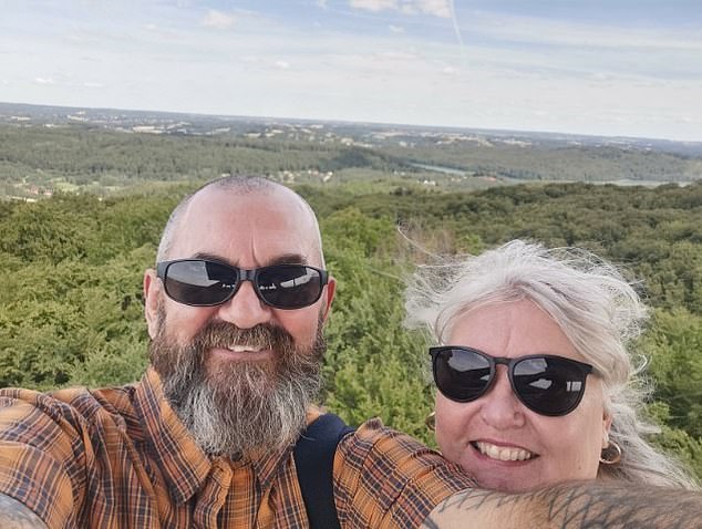 Marianne Goodman and her partner Glenn. In 2023 the couple moved from Hartlepool to northeast Poland