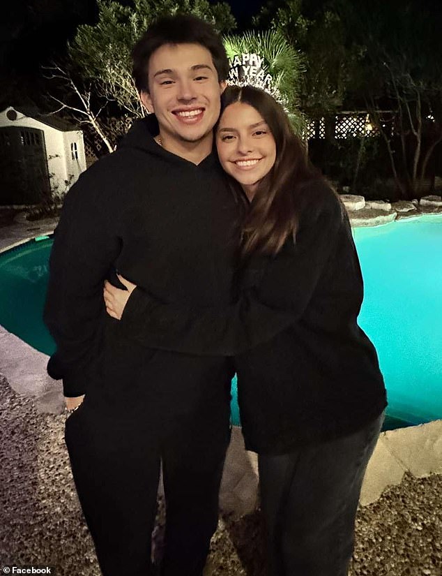 After checking with Camila's boyfriend, pictured, and her father, both of whom said they had not seen her, mom Rosario contacted the sheriff's office to report her daughter missing