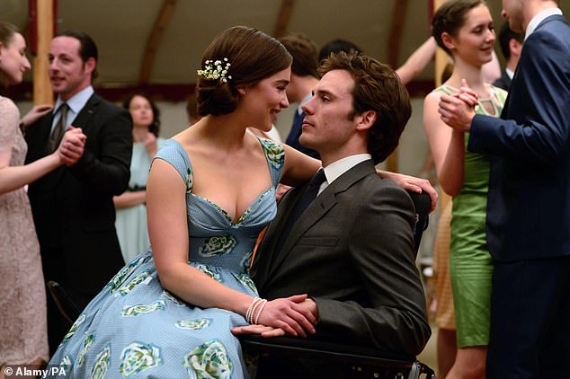 Emilia Clarke and Sam Claflin in a scene from the film Me Before You