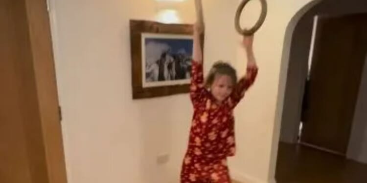 Strictly star Steve Backshall stuns fans as he transforms family mansion into incredible assault course for his kids