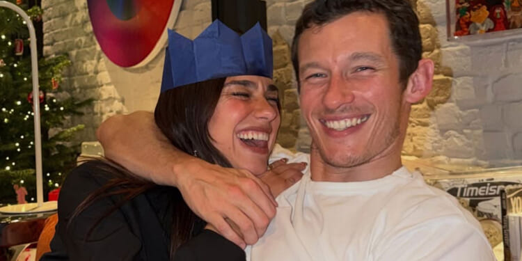 Fans say 'imagine leaving Dua Lipa at home to watch that' as boyfriend Callum Turner attends dismal Chelsea defeat