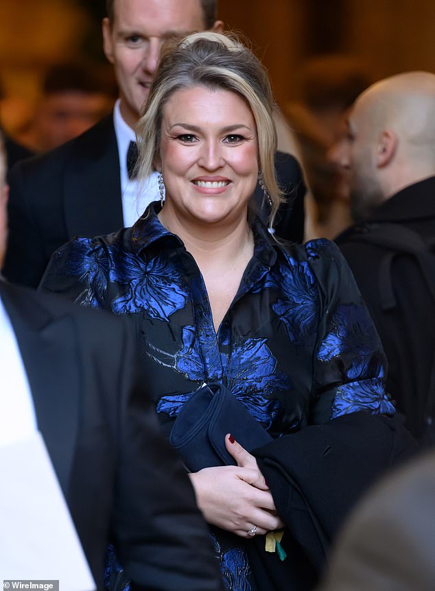 Sara Davies was also amongst the guest list at the wedding in the centre of Bath