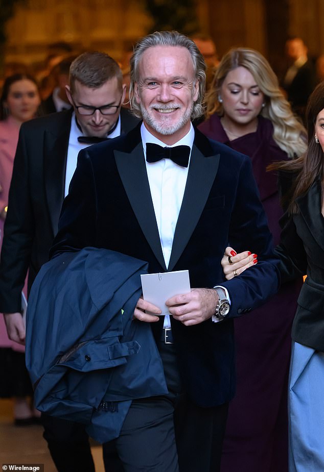 Marcus Wareing departs after attending the wedding of the couple