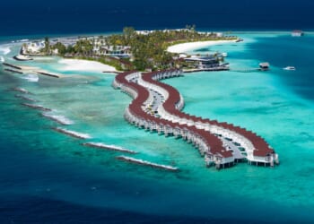 Snorkelling with sharks and dining underwater makes a sister getaway to the Maldives truly special