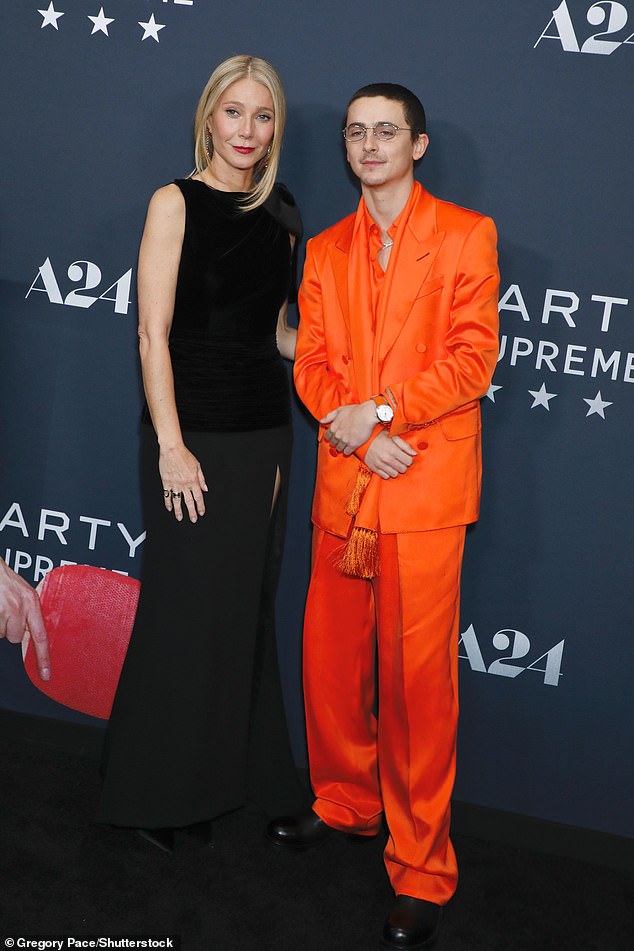 Marty Supreme featured co-star Gwyneth Paltrow as the lead character's older lover