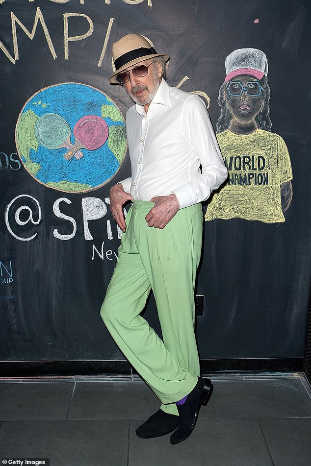 Table tennis legend Marty Reisman attends SPiN New York's 2010 World Champions