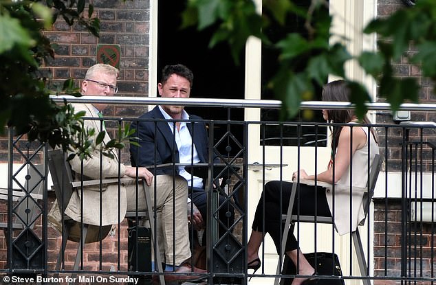Ms Maines was seen meeting the King's press secretary, Tobyn Andreae, in July, a move which is believed to have paved the way for Harry to briefly see his father
