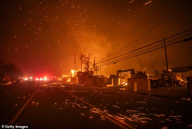 As powerful winds whipped embers along the neighborhood on January 8, Montz accused city and state officials of making a “conscious decision to give up” as the Palisades Fire tore through homes
