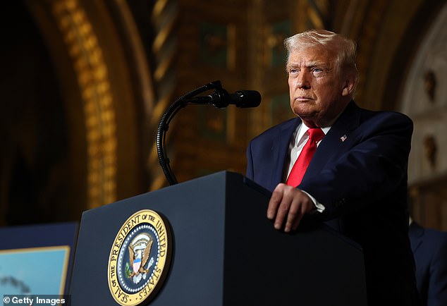 Pezeshkian accused the West of trying to bring Iran 'to its knees' months after President Trump launched strikes on Iranian nuclear facilities in June, which military experts said significantly set back the nation's capabilities but did not entirely destroy its nuclear programs