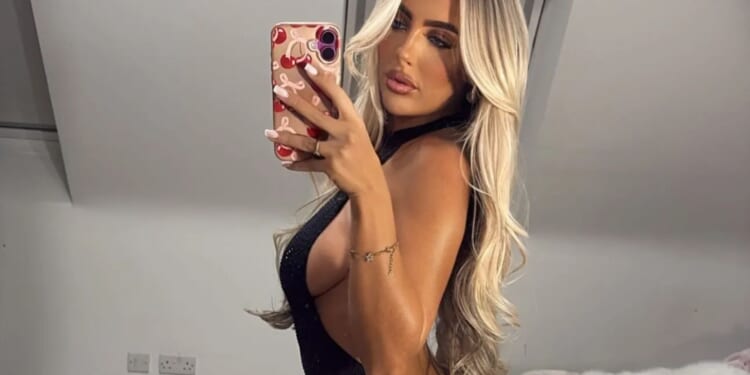 Love Island winner Jess Harding flashes sideboob in very daring dress ahead of rumoured All Stars stint