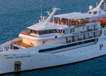 Cruise ship hits reef on first trip since passenger was left on island and died