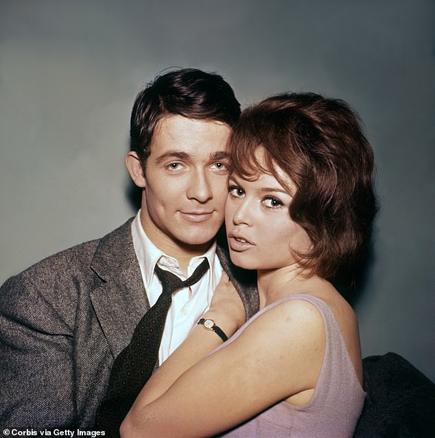 Charrier and Bardot on the set of 'Babette S'en Va-T-En Guerre' (Babette Goes to War). The couple divorced in 1962