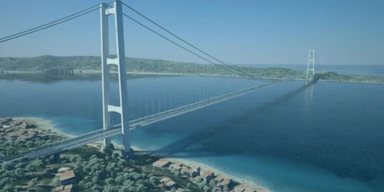 Inside plans for world's longest suspension bridge to connect hols hotspots