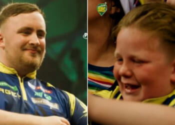 Young fan bursts into tears after Luke Littler's classy gesture at World Darts Championship