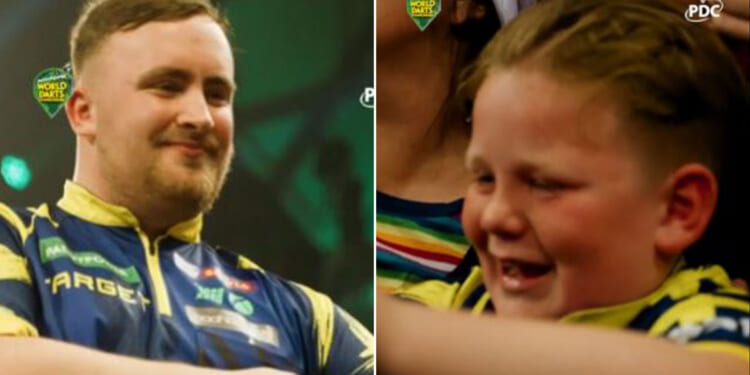 Young fan bursts into tears after Luke Littler's classy gesture at World Darts Championship