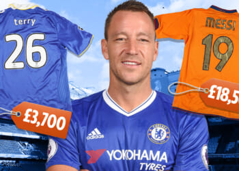 John Terry selling Chelsea shirt from penalty shootout slip vs Man Utd and 'full-kit' trophy-lift top in £120k auction