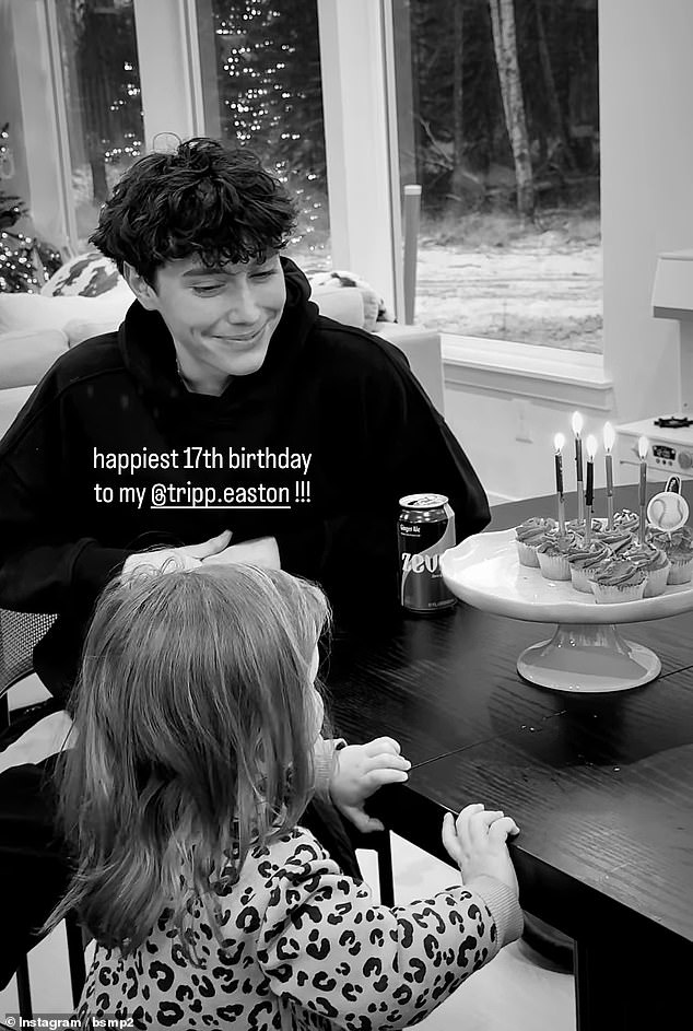 The TV personality jumped to her Instagram stories on Saturday to celebrate her eldest child's 17th birthday