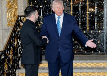 Trump and Zelensky meet for Ukraine peace talks after Don's 'very productive' call with Putin moments before meeting