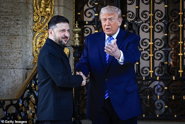 Zelensky arrived in Palm Beach, Florida on Sunday morning to discuss a 20-point plan with Trump which could end almost four years of war between Russia and Ukraine