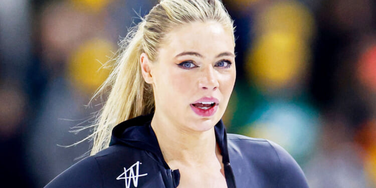 Jake Paul’s fiancee Jutta Leerdam in wardrobe malfunction as she bounces back from horror fall in Olympic qualification