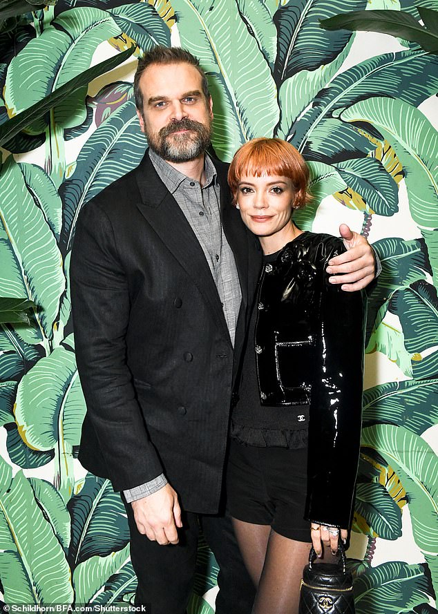 The singer confirmed the pair's split in January after it emerged that David had a three-year affair with a costume designer (pictured in 2023)