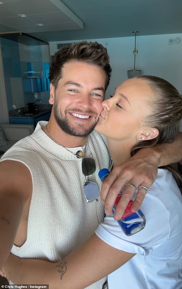 The Dance Moms star, 22, formed a close bod with Chris Hughes, 32, during the show and despite insisting it was platonic at the time they went on to confirm their romance in June