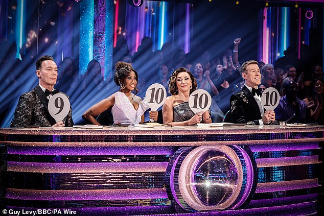 From a sex slur scandal to bullying allegations and investigations, Strictly Come Dancing has had a rocky few years;  pictured judges Craig Revel Horwood, Motsi Mabuse, Shirley Ballas and Anton Du Beke