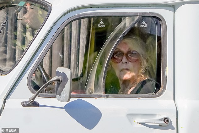 Brigitte Bardot has passed away aged 91. Above: The star in 2023, one of the last times she was pictured out and about