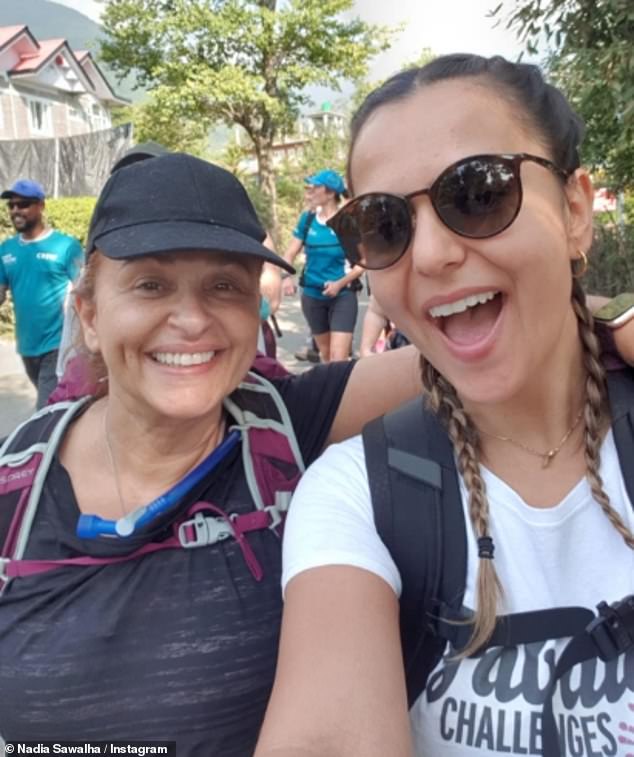 Nadia previously broke down in tears as she told MailOnline about her 'powerhouse' pal Hannah- who had stage four incurable breast cancer, which spread to her liver
