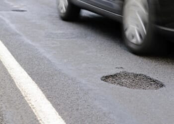 Pothole compensation claims rise by 90% in three years