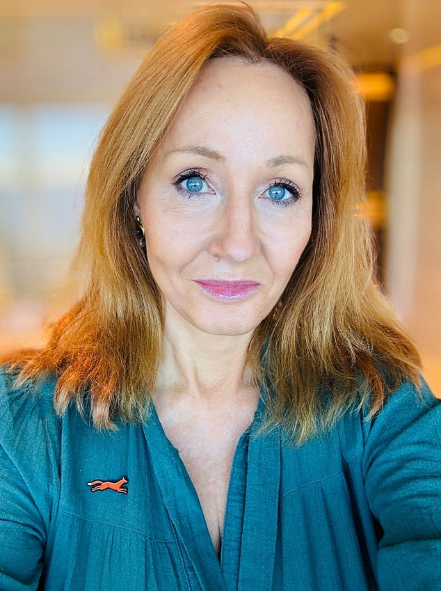 Rowling said in her post that attacks on male politicians might mean lawmakers 'finally take the violence that's such a key feature of this totalitarian movement seriously'